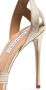 Aquazzura Ari 105 leren sandalen Goud - Thumbnail 2