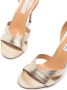 Aquazzura Ari 105 leren sandalen Goud - Thumbnail 4