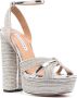 Aquazzura Ari sandalen met plateauzool Zilver - Thumbnail 2