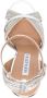 Aquazzura Ari sandalen met plateauzool Zilver - Thumbnail 4