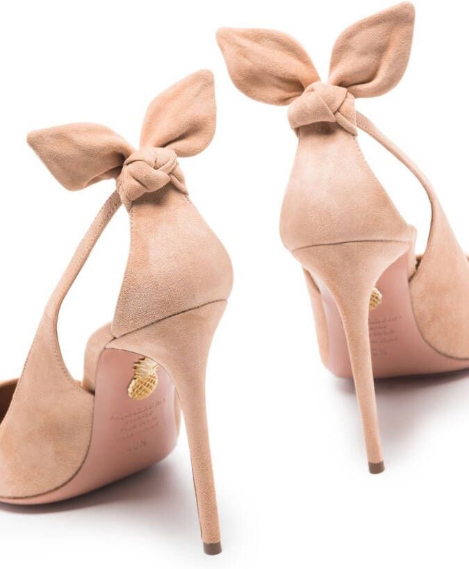 Aquazzura Bow Tie pumps Beige