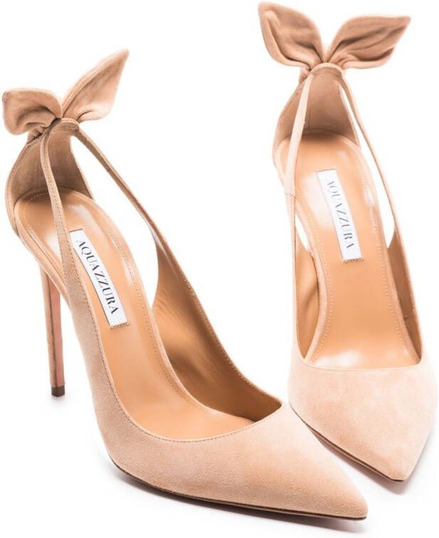 Aquazzura Bow Tie pumps Beige