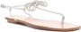 Aquazzura Capri Nights leren sandalen Zilver - Thumbnail 2