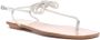 Aquazzura Capri Nights leren sandalen Zilver - Thumbnail 2