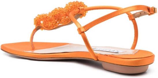 Aquazzura Chain Of Love sandalen Oranje