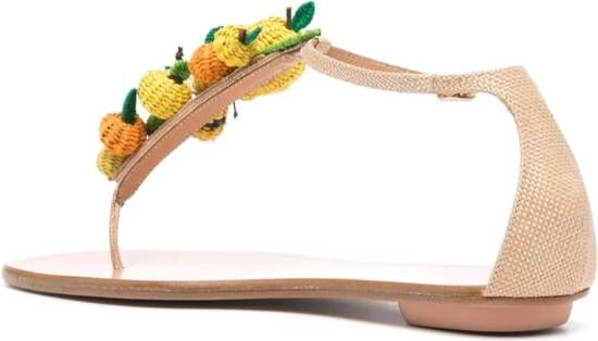 Aquazzura Citrus Punch sandalen Beige