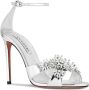 Aquazzura Margarita sandalen verfraaid met kristallen Zilver - Thumbnail 2