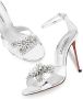 Aquazzura Margarita sandalen verfraaid met kristallen Zilver - Thumbnail 3