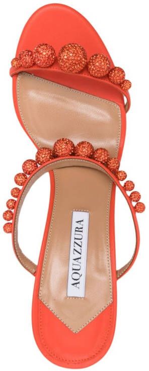 Aquazzura Disco Dancer sandalen Oranje