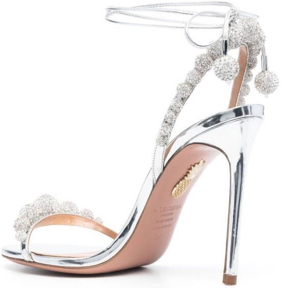 Aquazzura Disco Dancer sandalen Grijs
