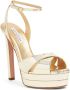 Aquazzura Divine Plateau sandalen met plateauzool Goud - Thumbnail 2