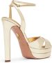 Aquazzura Divine Plateau sandalen met plateauzool Goud - Thumbnail 3