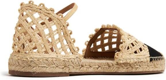 Aquazzura Espadrilles met ronde neus Beige