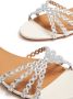Aquazzura Leren slippers met ringlets Zilver - Thumbnail 1