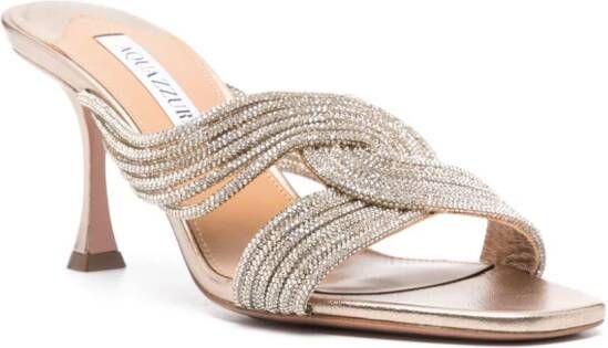 Aquazzura Gatsby muiltjes Goud