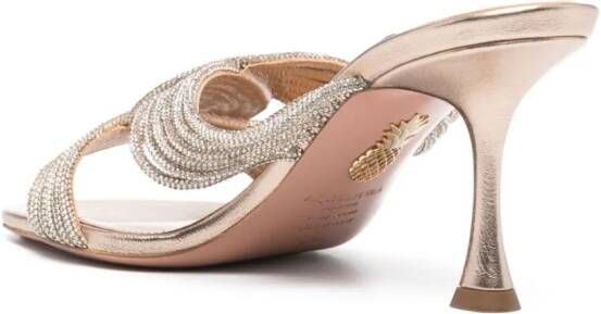 Aquazzura Gatsby muiltjes Goud