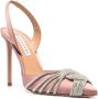 Aquazzura Ursina pumps met kristal Roze - Thumbnail 2