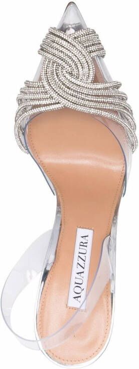 Aquazzura Gatsby sandalen Zilver