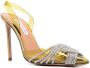 Aquazzura Gatsby slingback pumps Geel - Thumbnail 2