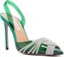 Aquazzura Gatsby slingback pumps Groen - Thumbnail 2