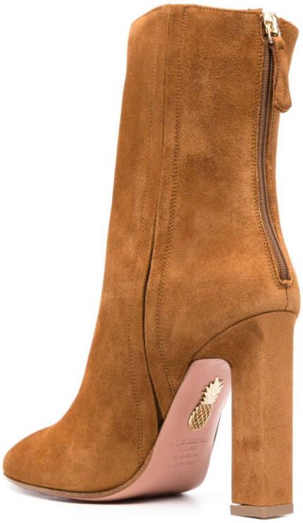 Aquazzura Joplin knielaarzen Bruin