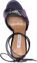 Aquazzura Sandalen met veters Paars - Thumbnail 4