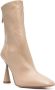 Aquazzura Leren enkellaarzen Beige - Thumbnail 2