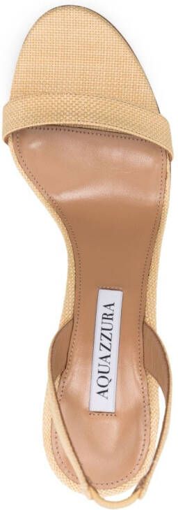 Aquazzura Leren sandalen Beige