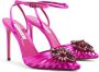 Aquazzura Margarita 105mm crystal-embellished pumps Roze - Thumbnail 5