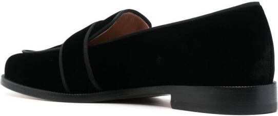 Aquazzura Martin loafers met ronde neus Zwart