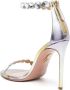 Aquazzura Maxi-Tequila leren sandalen Geel - Thumbnail 3