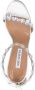 Aquazzura Maxi Tequila leren sandalen Zilver - Thumbnail 4