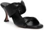 Aquazzura Muiltjes met open neus Zwart - Thumbnail 2