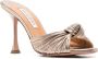Aquazzura Pierra leren muiltjes Goud - Thumbnail 2