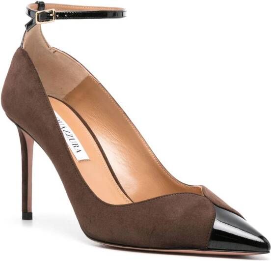 Aquazzura Pinot suède pumps Bruin