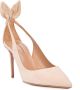 Aquazzura Pumps met strik Beige - Thumbnail 2