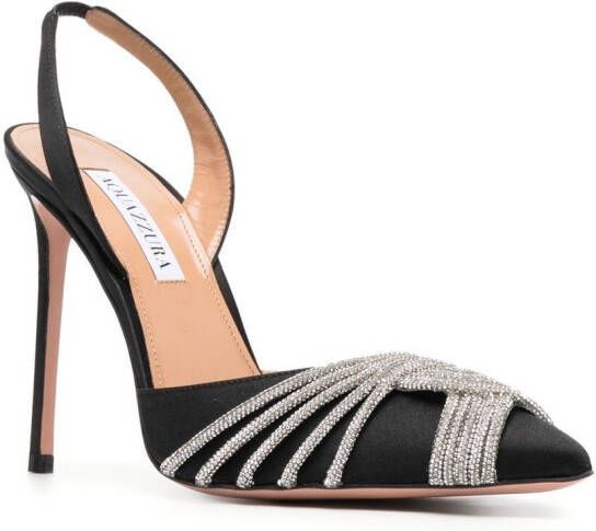 Aquazzura Pumps verfraaid met kristallen Zwart