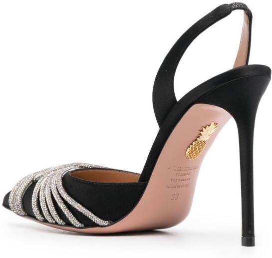 Aquazzura Pumps verfraaid met kristallen Zwart