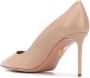 Aquazzura 80 mm Purist pumps met puntige neus Beige - Thumbnail 3