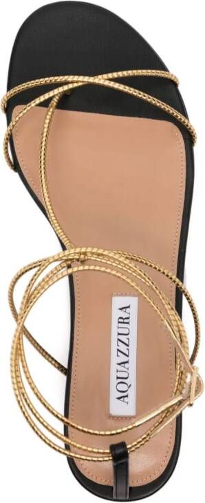 Aquazzura Roman Romance sandalen Goud