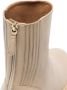 Aquazzura Saint Honore enkellaarzen met rits Beige - Thumbnail 4