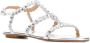 Aquazzura Sandalen met kristal Zilver - Thumbnail 2