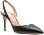 Aquazzura 90 mm slingback pumps met puntige neus Zwart - Thumbnail 2