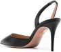 Aquazzura 90 mm slingback pumps met puntige neus Zwart - Thumbnail 3
