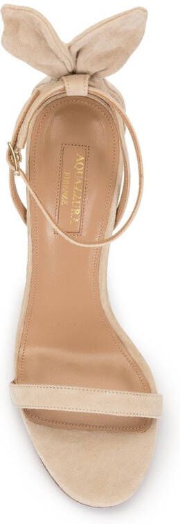 Aquazzura Sandalen met strik Geel