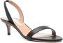 Aquazzura So Nude 50mm leren sandalen Zwart - Thumbnail 2