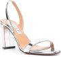 Aquazzura So Nude metallic sandalen Zilver - Thumbnail 2