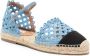 Aquazzura Sunburst gehaakte espadrilles Blauw - Thumbnail 2