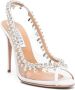 Aquazzura Temptation Crystal slingback pumps Wit - Thumbnail 2