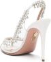 Aquazzura Temptation Crystal slingback pumps Wit - Thumbnail 3